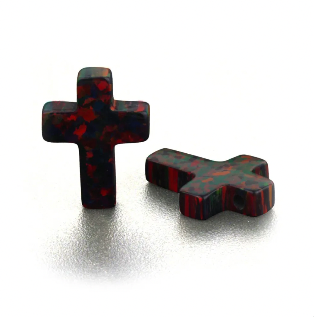 Opal Cross Necklaces