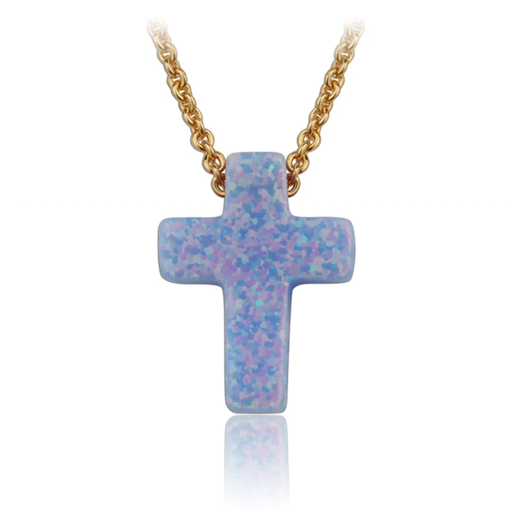 Opal Cross Necklaces