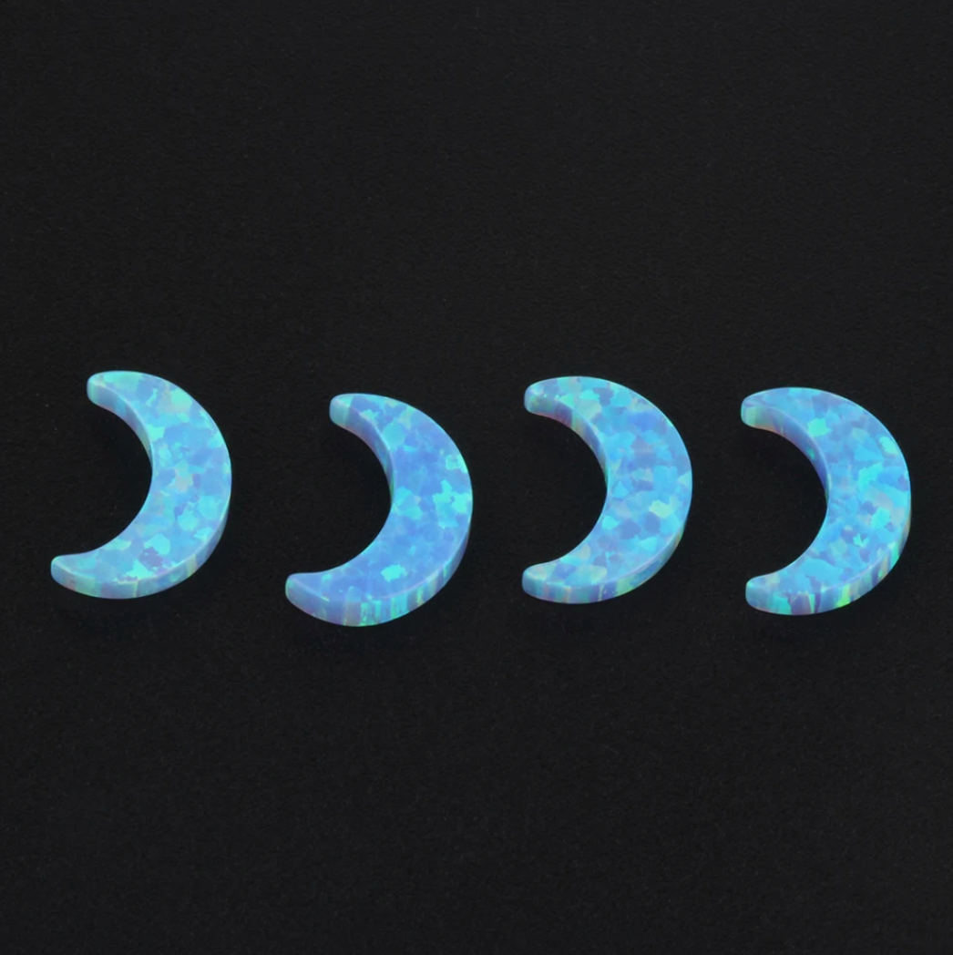 Opal Moon Necklaces