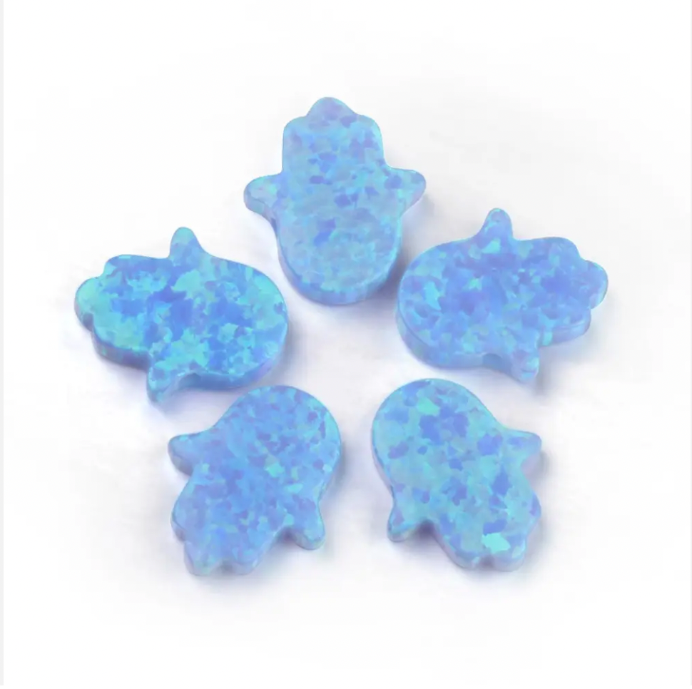 Opal Hamsa Hand Chain Bracelets