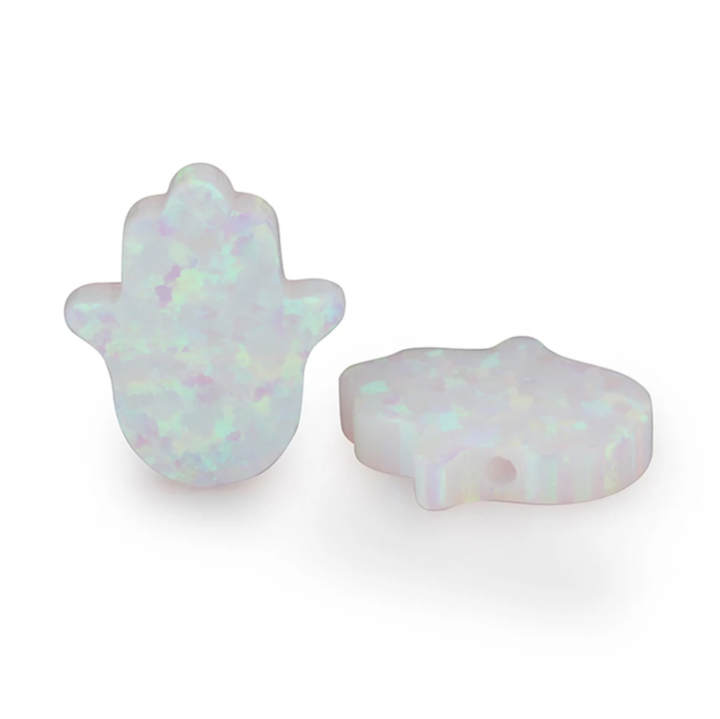 Opal Hamsa Hand Chain Bracelets