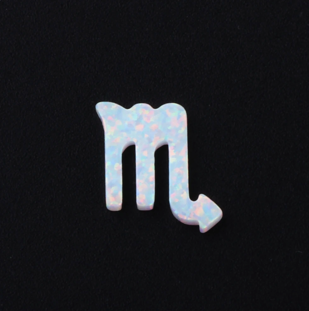 Blue Opal Zodiac Sign Necklaces