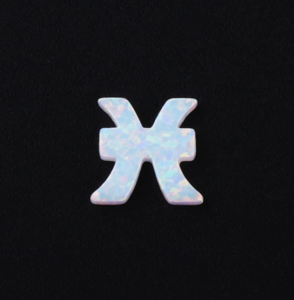 Blue Opal Zodiac Sign Necklaces