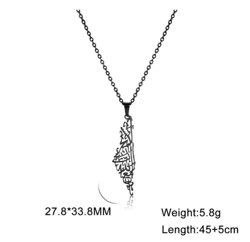 Plated 18K Gold Stainless Steel Religious Necklace