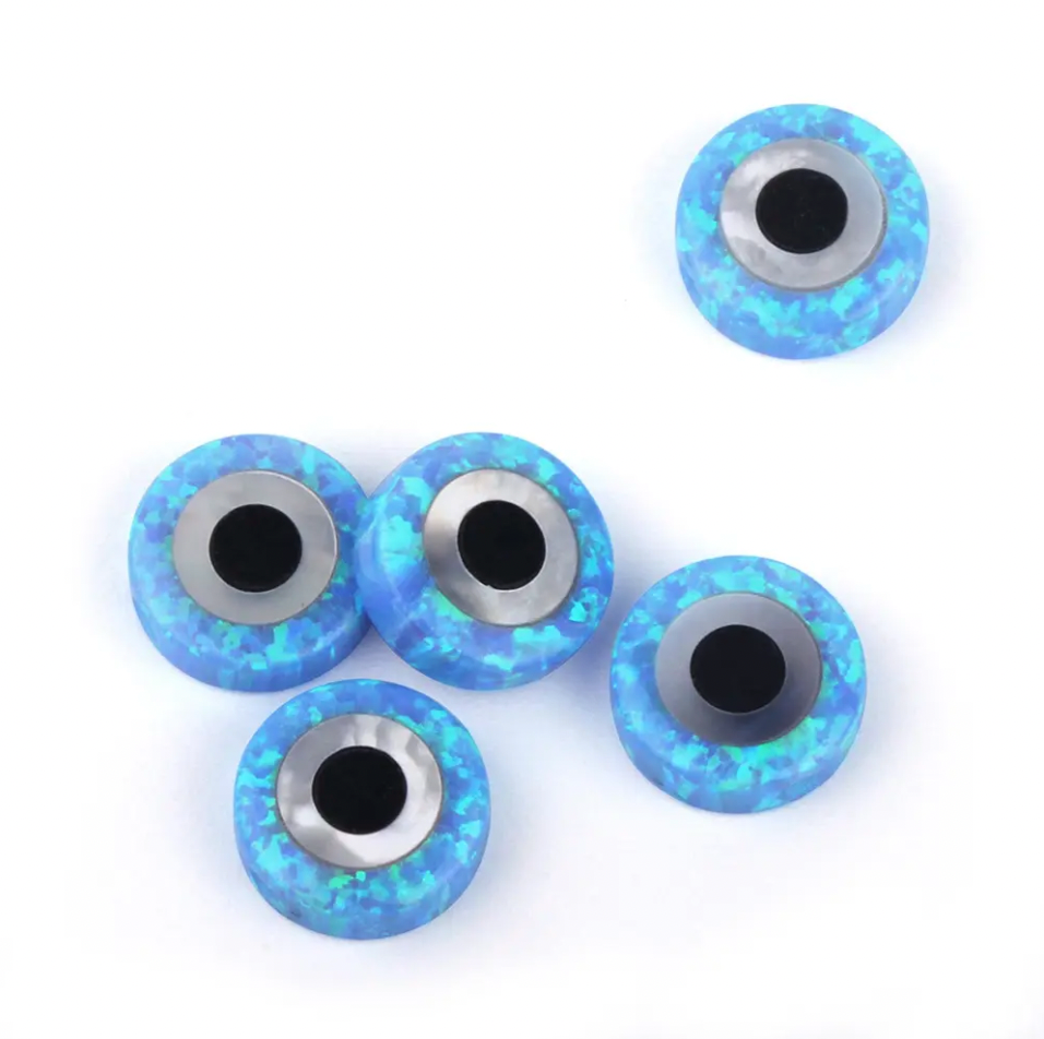 Opal Evil Eye Chain Bracelets