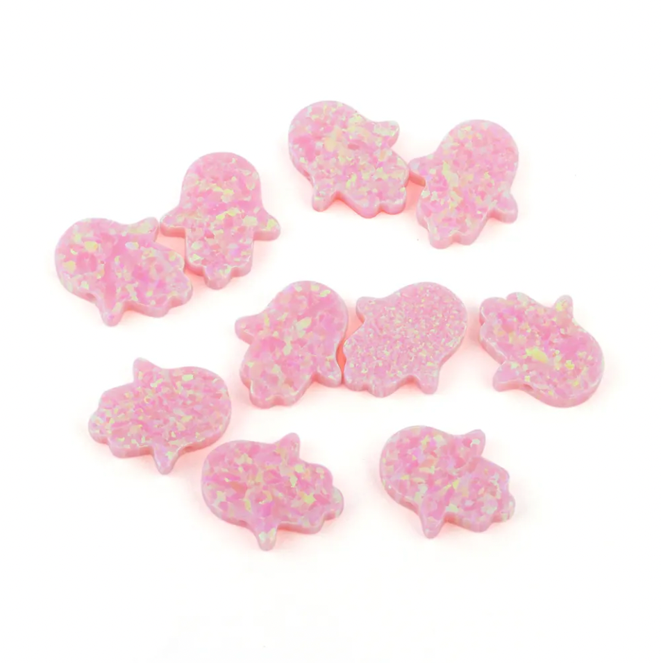 Opal Hamsa Hand Necklaces