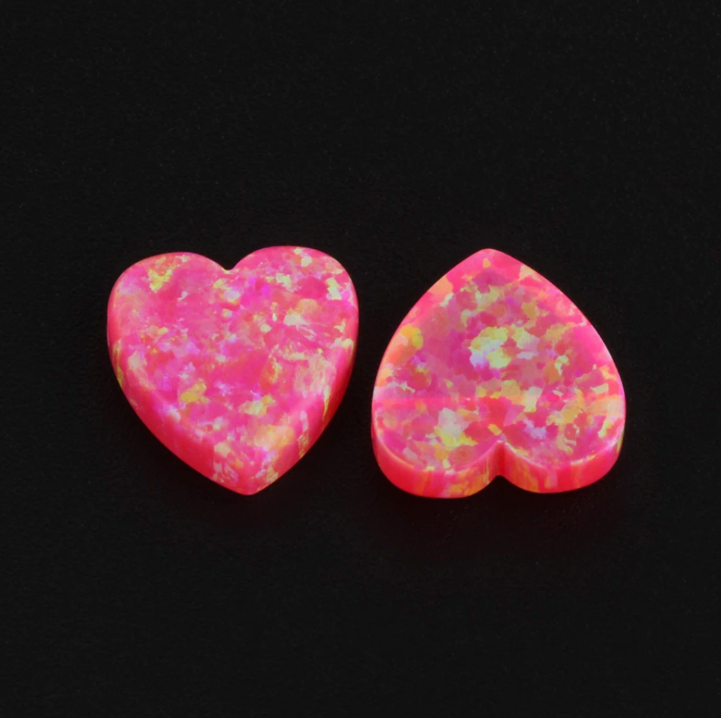 Opal Heart Chain Bracelets