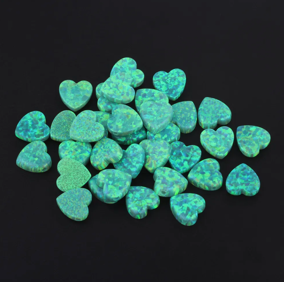 Opal Heart Chain Bracelets