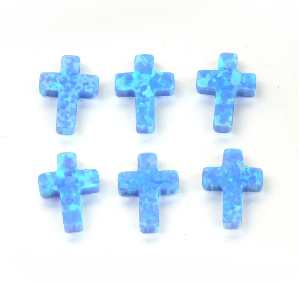 Opal Cross Necklaces
