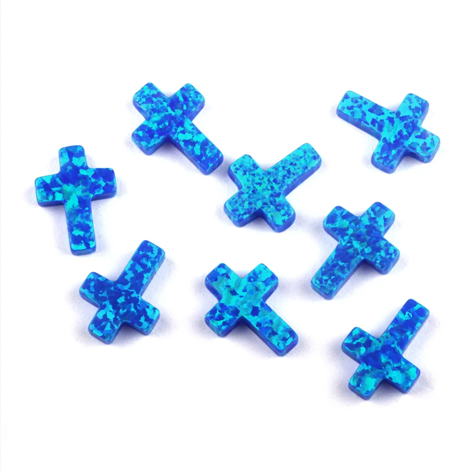 Opal Cross Necklaces