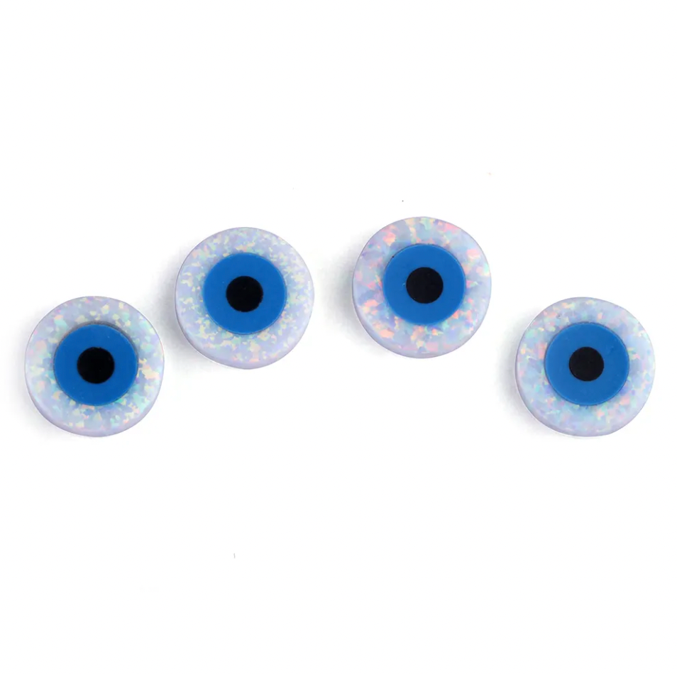Opal Evil Eye Chain Bracelets