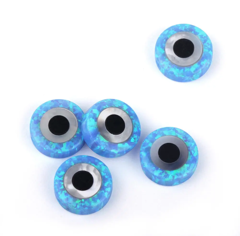 Opal Evil Eye Chain Bracelets